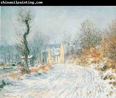 Claude Monet Road to Giverny in Winter